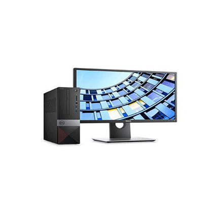 dell vostro 3470sff desktop pc (intel core i3-9100u/ 9th gen/ 4gb ram / 1tb sata hdd / 18.5 inch hd led display/ with dvd/ dos/ 3 years warranty),black